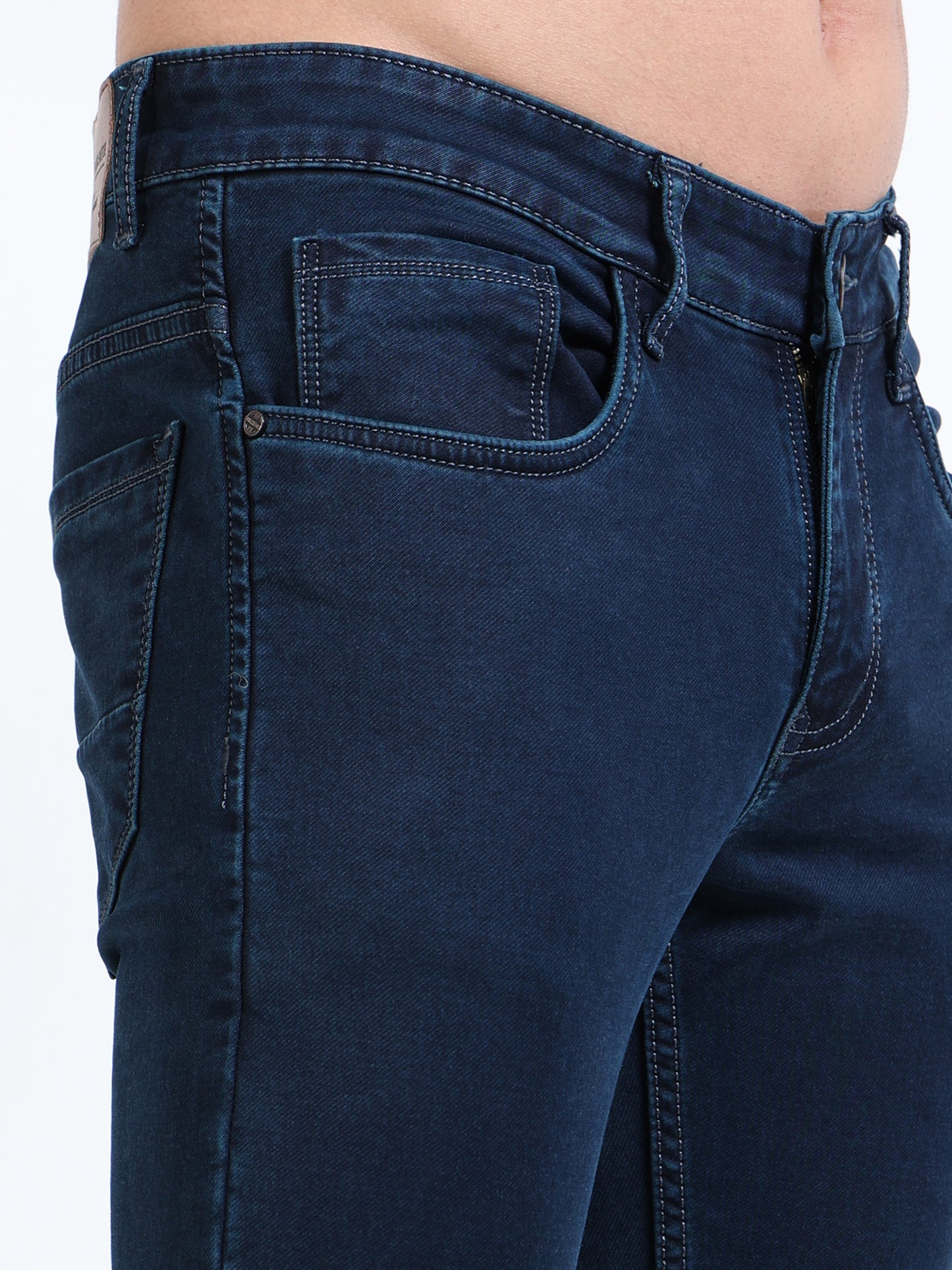 MARKSMITH Men's Slim Fit Stretchable Denim jeans Dark Navy