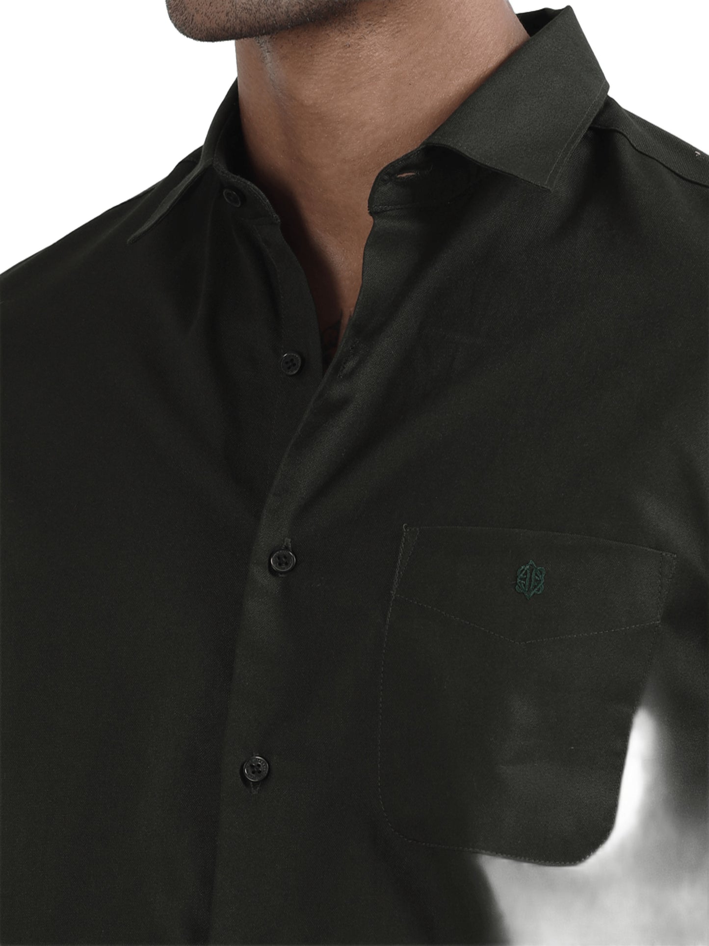 Marksmith Casual Oxford Shrits For Men, Obsidian Forest