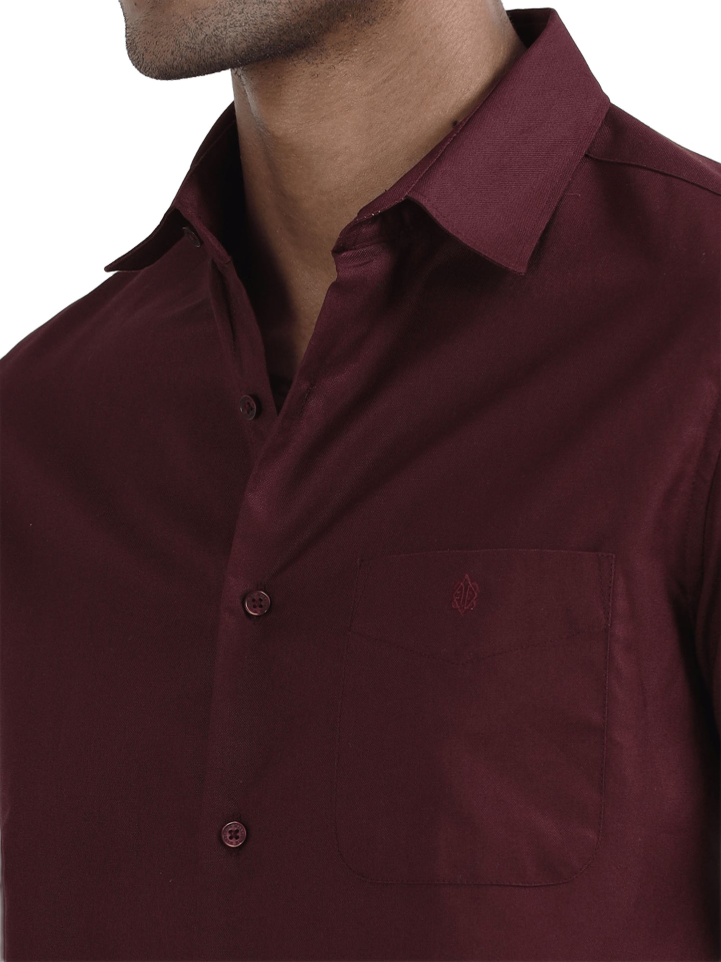 Marksmith Casual Oxford Shrits For Men, Maroon