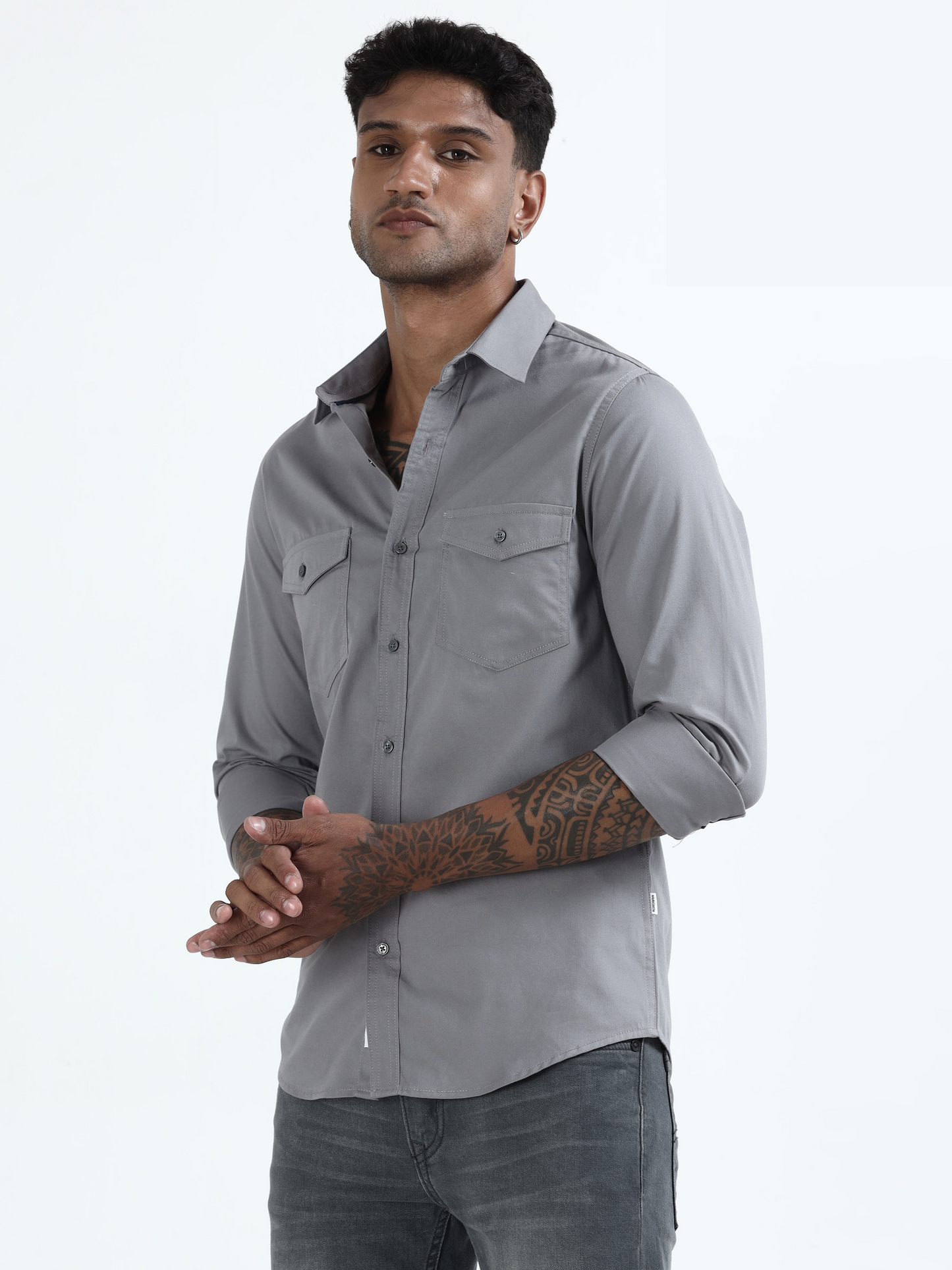 Mark Smith Men's Casual Double pocket flap style