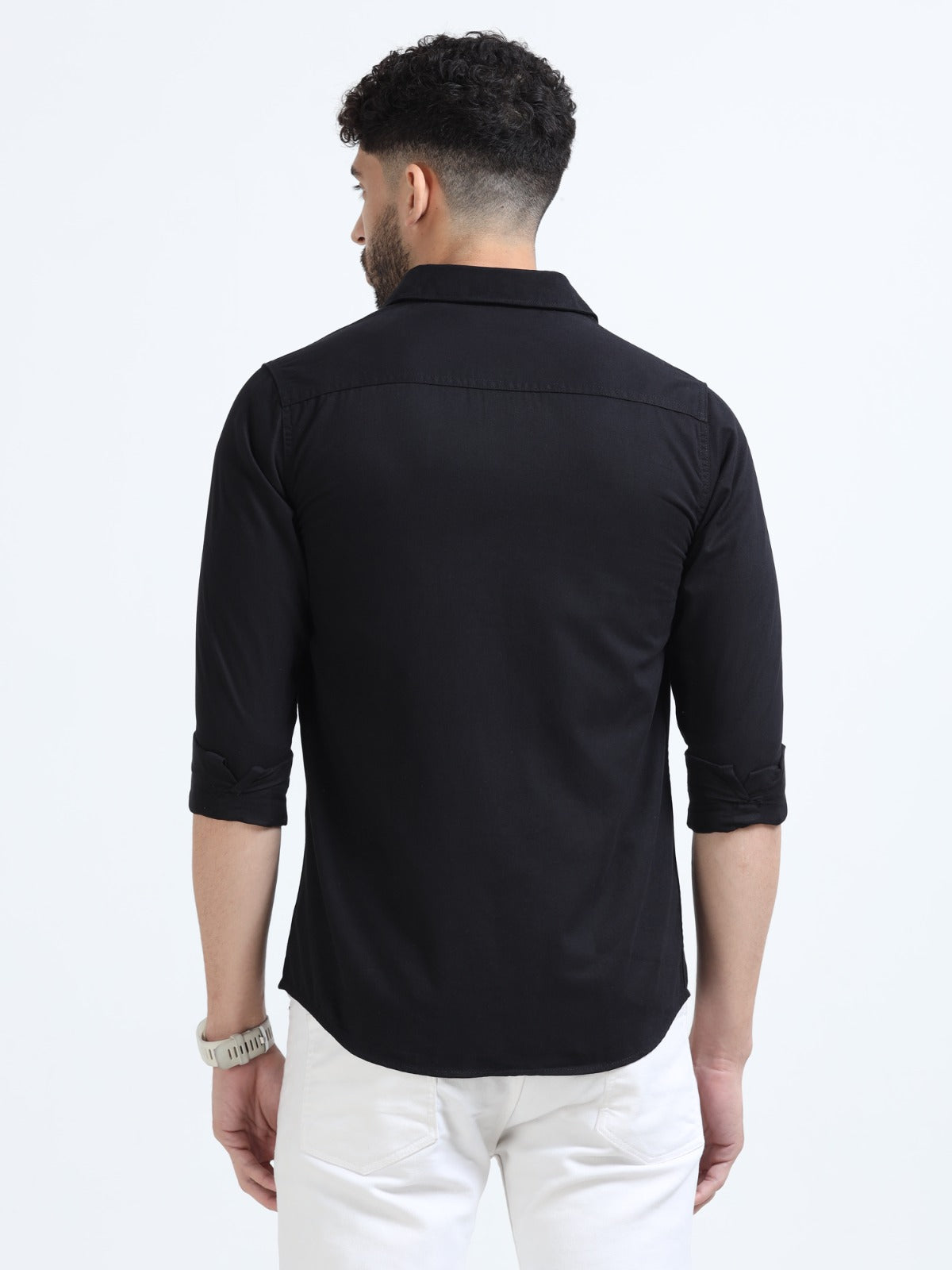Mark Smith Men's Casual Double pocket flap style black