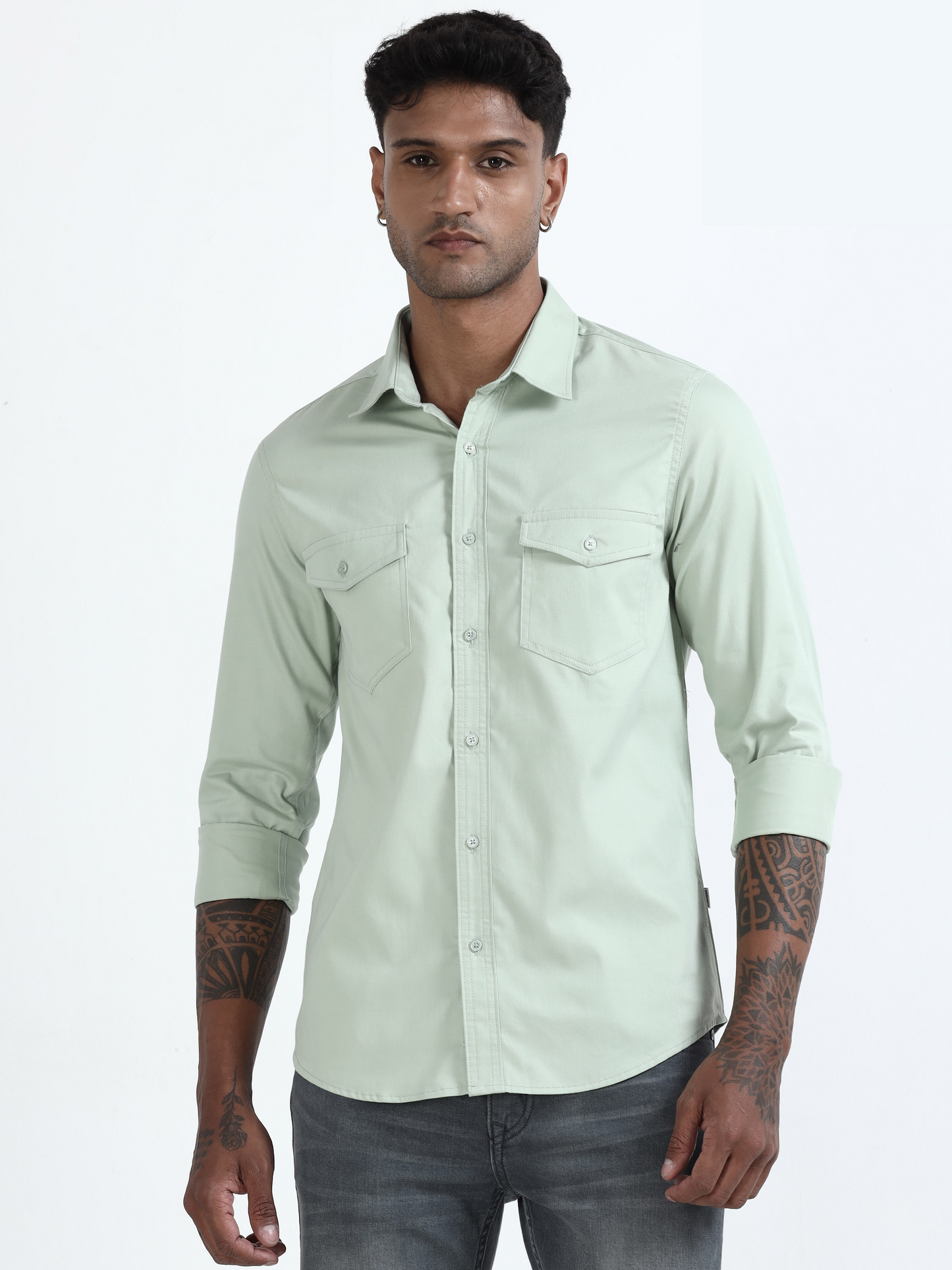 Mark Smith Men's Casual Double pocket flap style,