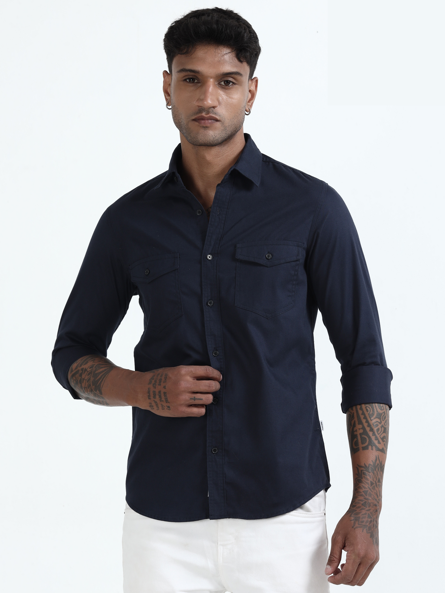 Mark Smith Men's Casual Double pocket flap style