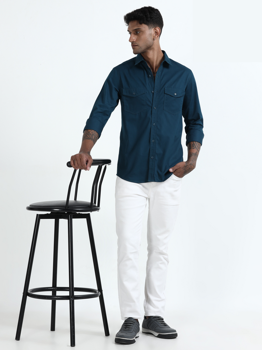 Mark Smith Men'sĀ Casual Double pocket flap style
