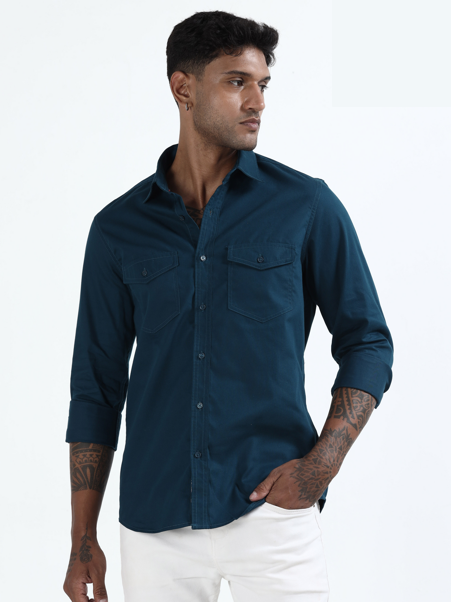 Mark Smith Men's Casual Double pocket flap style