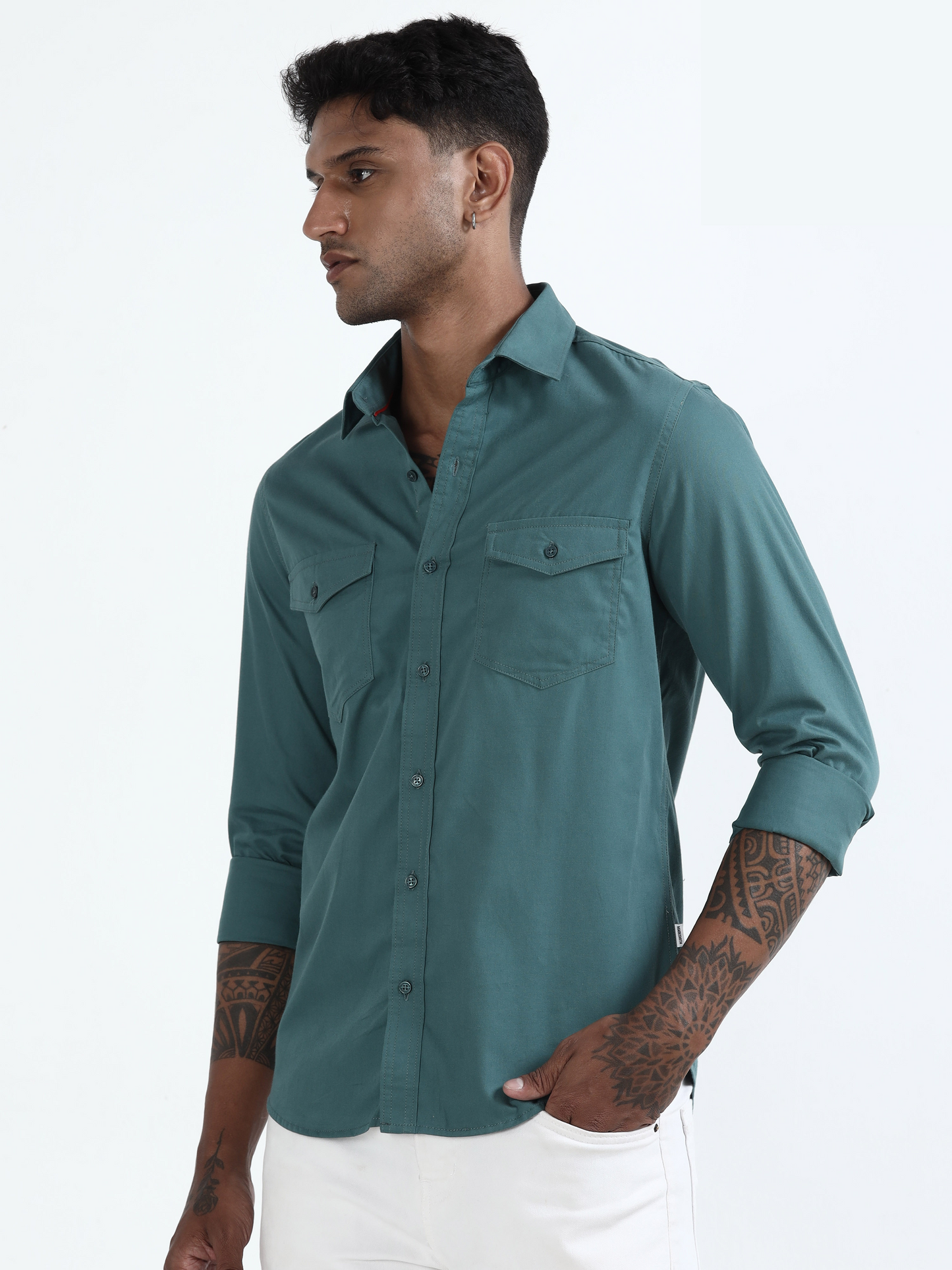 Mark Smith Men's Casual Double pocket flap style