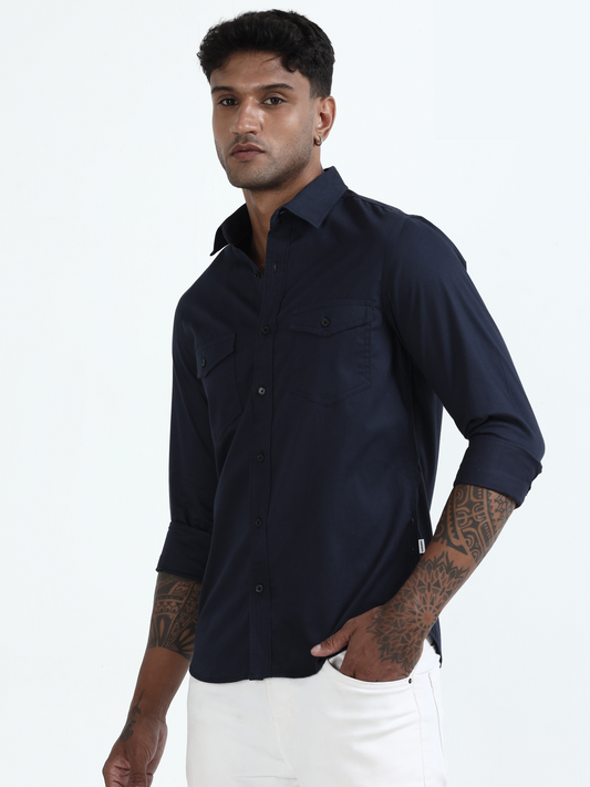Mark Smith Men'sĀ Casual Double pocket flap style