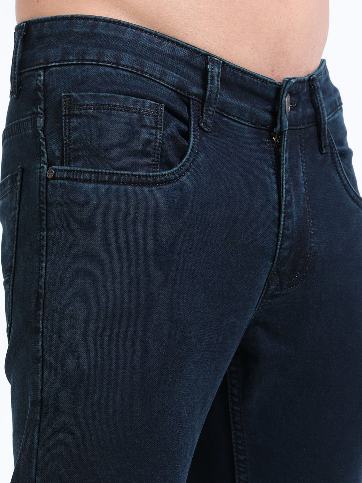 MARKSMITH Men's Slim Fit Stretchable Denim jeans Midnight Blue