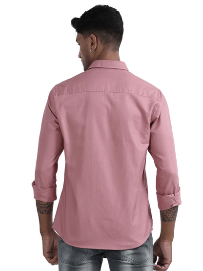 Marksmith Casual Oxford Shrits For Men, Pink