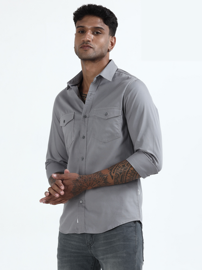 Mark Smith Men's Casual Double pocket flap style