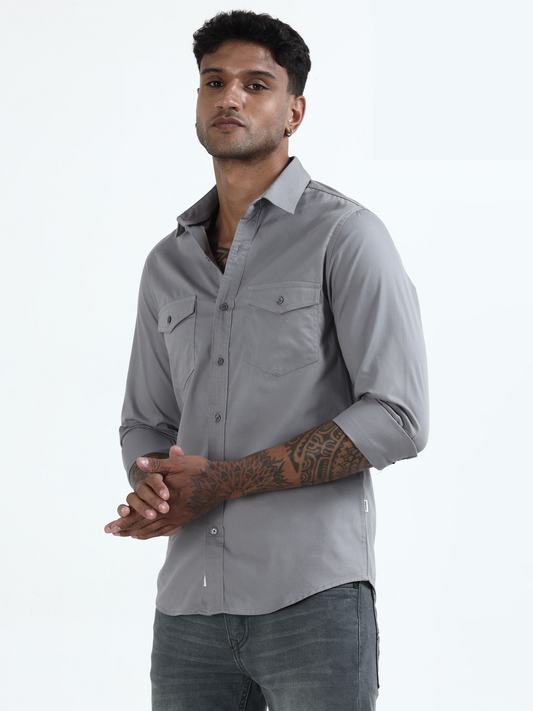 Mark Smith Men's Casual Double pocket flap style
