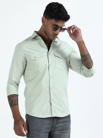 Mark Smith Men's Casual Double pocket flap style,