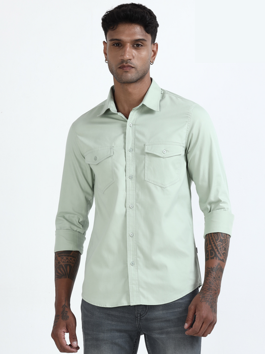 Mark Smith Men's Casual Double pocket flap style,