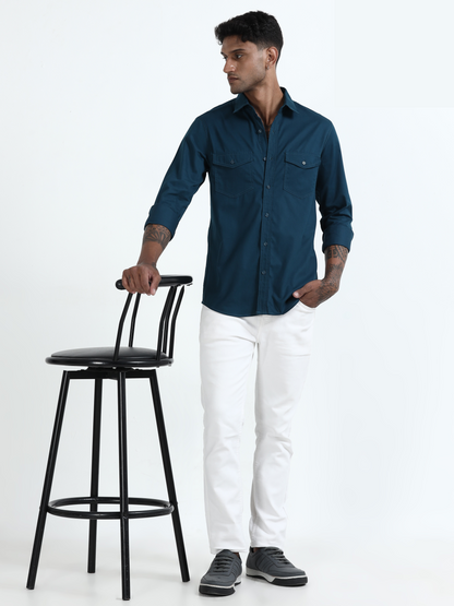 Mark Smith Men's Casual Double pocket flap style