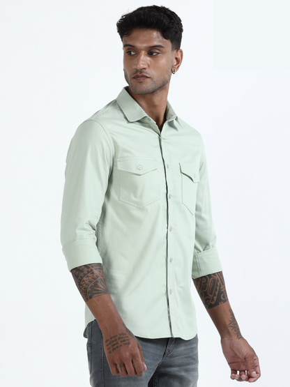 Mark Smith Men's Casual Double pocket flap style,